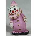 MINIATURE CLOWN IN PINK SMILING (LOVELY) BID NOW!!!