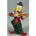 MINIATURE CLOWN PLAYING WITH STICKS(LOVELY) BID NOW!!!