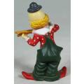 MINIATURE CLOWN PLAYING WITH STICKS(LOVELY) BID NOW!!!