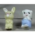 VERY SMALL BEAR AND BUNNY(LOVELY) BID NOW!!!