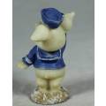 MINIATURE PIGGY WITH BINOCULARS(LOVELY) BID NOW!!!