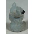 MINIATURE SUEDE KOALA WITH THE AUSTRALIAN FLAG (LOVELY) BID NOW!!!