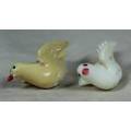 MINIATURE DOVE CAKE TOPPERS (LOVELY) BID NOW!!!