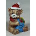 MINIATURE BEAR WITH PRESENTS (LOVELY) BID NOW!!!