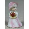 MINIATURE GIRL WITH FLOWER(LOVELY) BID NOW!!!