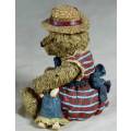 LOVELY LITTLE BEAR WITH A DOLL-BID NOW!!!