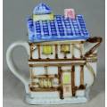SMALL PORCELAIN BAVARIAN HOUSE TEA POT(LOVELY)-BID NOW!!