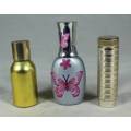 SET OF THREE BOTTLES EMPTY (BEAUTIFUL) BID NOW!!