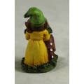 GARDEN GNOME WITH MUSHROOMS(LOVELY) BID NOW!!