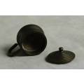 MINIATURE BRASS POT WITH HANDLE-BID NOW!!