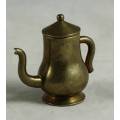 MINIATURE BRASS COFFEE POT-BID NOW!!