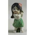 CERAMIC HULA GIRL(LOVELY)BID NOW!!