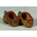 MINIATURE DUTCH WOODEN SHOES(LOVELY) BID NOW!!!