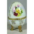 Porcelain Faberse Style Holder - Roses Motif - A Beauty - Bid Now!!!