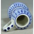 Delft - Blue Hand Painted Candle Holder - A Beauty - Bid Now!!!