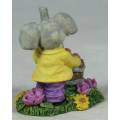 Small Elephant with Basket of Oranges - Act fast and bid now!