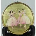 Stratton Powder Compact with Ballerinas - Act fast and bid now!