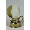 Miniature Brass Paraffin Lamp with Reflector - Act fast and bid now!