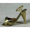 Miniature Brass High Heel Shoe - Act fast and bid now!