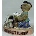 Seated Bear - Stop and Consider God`s Wonders - A Beauty - Bid Now!!!