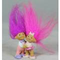 Miniature Troll Loving Couple - A Beauty - Bid Now!!!