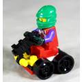 LEGO - MINIATURE - EMMET ON BIKE  - BID NOW !!!