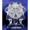 Glass - Scales of Justice - Display Piece - Beautiful! - Bid Now!!!