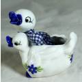 Duo Mother and Chick Trinket Bowl - Beautiful! - Bid Now!!!