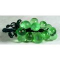 SMALL GLASS BUNCH OF GRAPES - GREEN - BID NOW!!!