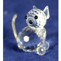 Swarovski Crystal - Small Cat - A beautiful treasure!! Bid now!!