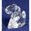 Swarovski Crystal - Seated Doggy - A beautiful treasure!! Bid now!!