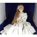 Porcelain Doll - Bell Ceramics - Ursula Walters Doll - Sitting  - Beautiful!! - Bid Now!