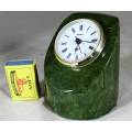 Desk Clock Mounted in Stone - Act fast and bid now!