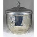 Silver Plated Lidded Ice Bucket Lions Head Handles - Act fast and bid now!