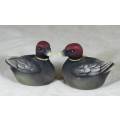 Pair of Small Molded Ducks - Act fast and bid now!!!