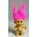 Small Troll Pink hair - Russ - Low Price!! Bid Now!!