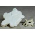 Small Molded White Tortoise with Baby - Low Price!! Bid Now!!