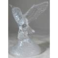 Glass Owl On Stand - Beautiful! - Bid Now!!!
