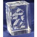 Laser Etched Cube - Dolphin - Beautiful!!! BID NOW!!!!