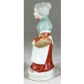 Old Woman with a Basket Figurine - Low Price!! Bid Now!!