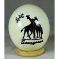 Lodge Soragossa Ostrich Egg - Act fast and bid now!!!