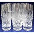 Set of 12 Crystal Highball Glasses - Act fast and bid now!!!