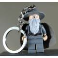 LEGO MINI FIGURINE - Lord Of The Rings - Gandalf The Grey - Key Ring