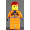 LEGO MINI FIGURINE - Construction Worker