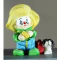 Small Clown Figurine - Kid with Dog - BID NOW