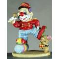 Clown Figurine - Ringmaster with Mouse - BID NOW