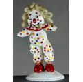 Clown Figurine - Polka Dot Suit Standing On A Shell - BID NOW