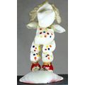 Clown Figurine - Polka Dot Suit Standing On A Shell - BID NOW