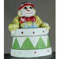 Clown Figurine - Lidded Container - BID NOW