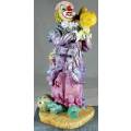 Large Clown Figurine - Holding Balls And Balloons - BID NOW